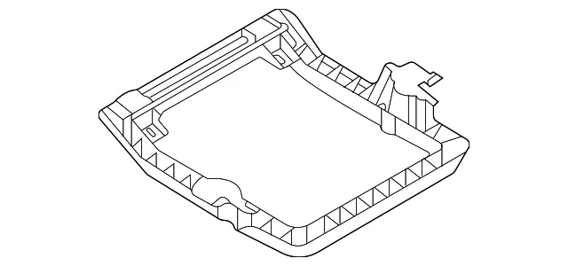 Map Lamp Assembly Bracket - Nissan (26439-ZS55A)