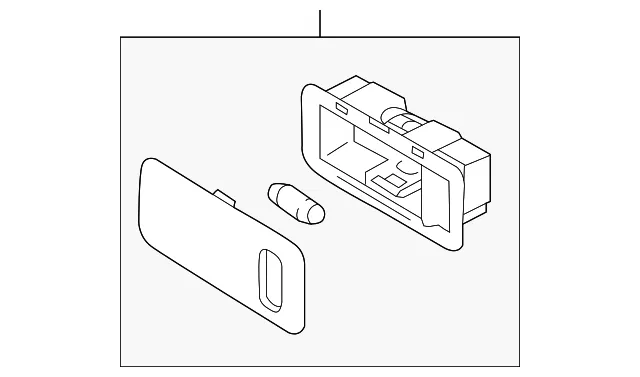 Courtesy Lamp - Passenger Side (RH) - Nissan (26460-CG00A)