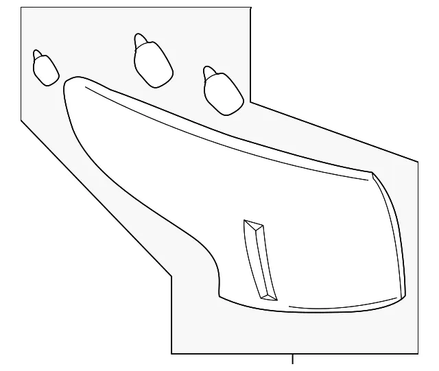 Tail Lamp Assembly - Passenger Side (RH) - Nissan (26550-6MA0A)