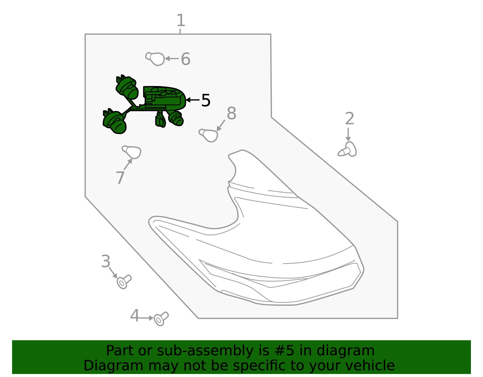 Socket & Wire - Nissan (26551-5R00A) - view 2