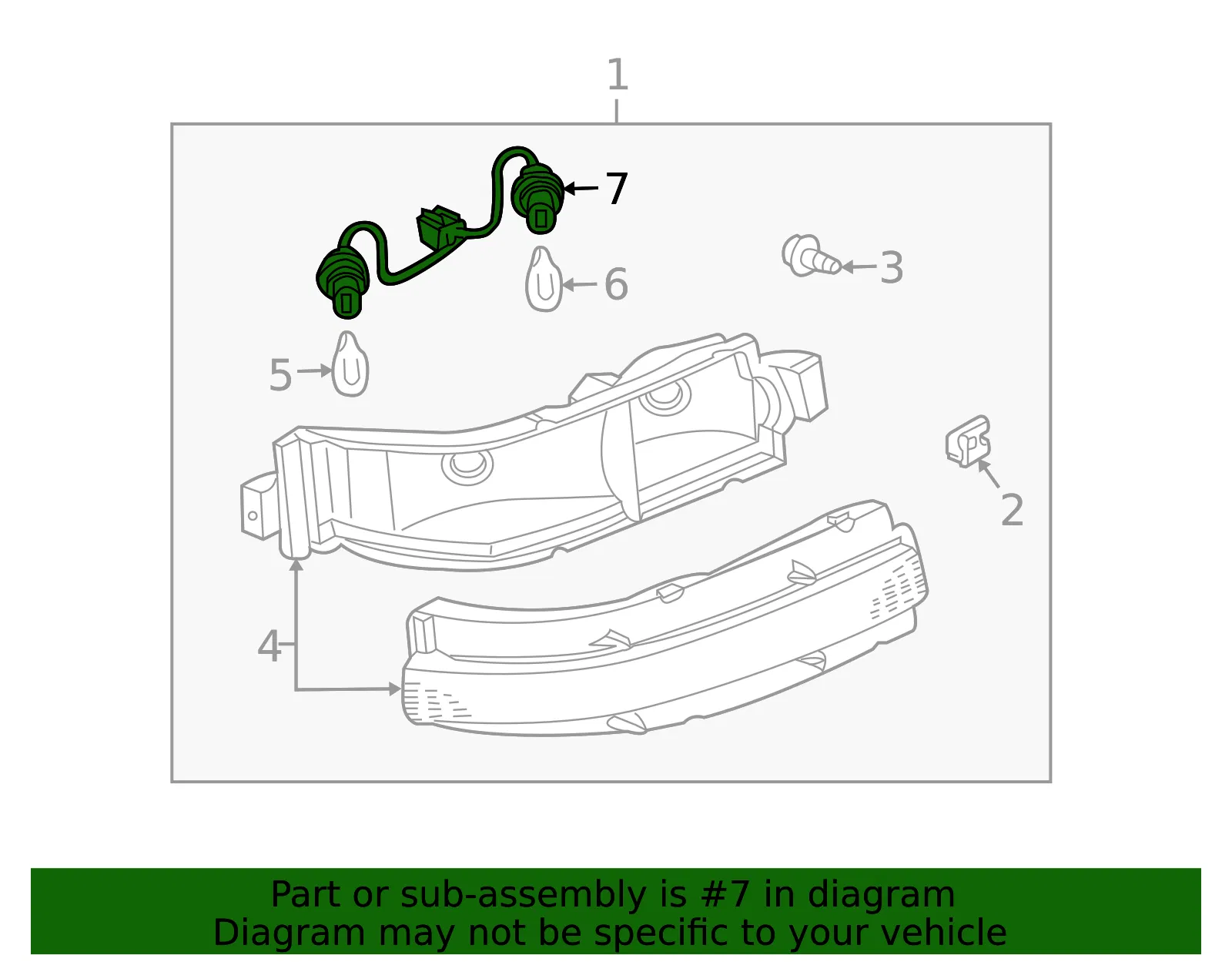 Side Marker Light Socket - Nissan (26551-CD01A) - view 4