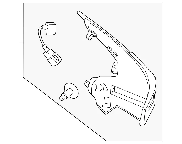 Tail Lamp Assembly - Nissan (26555-5MR0A)