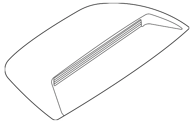 High-Mount Stop Lamp Assembly - Nissan (26590-6LA0A)