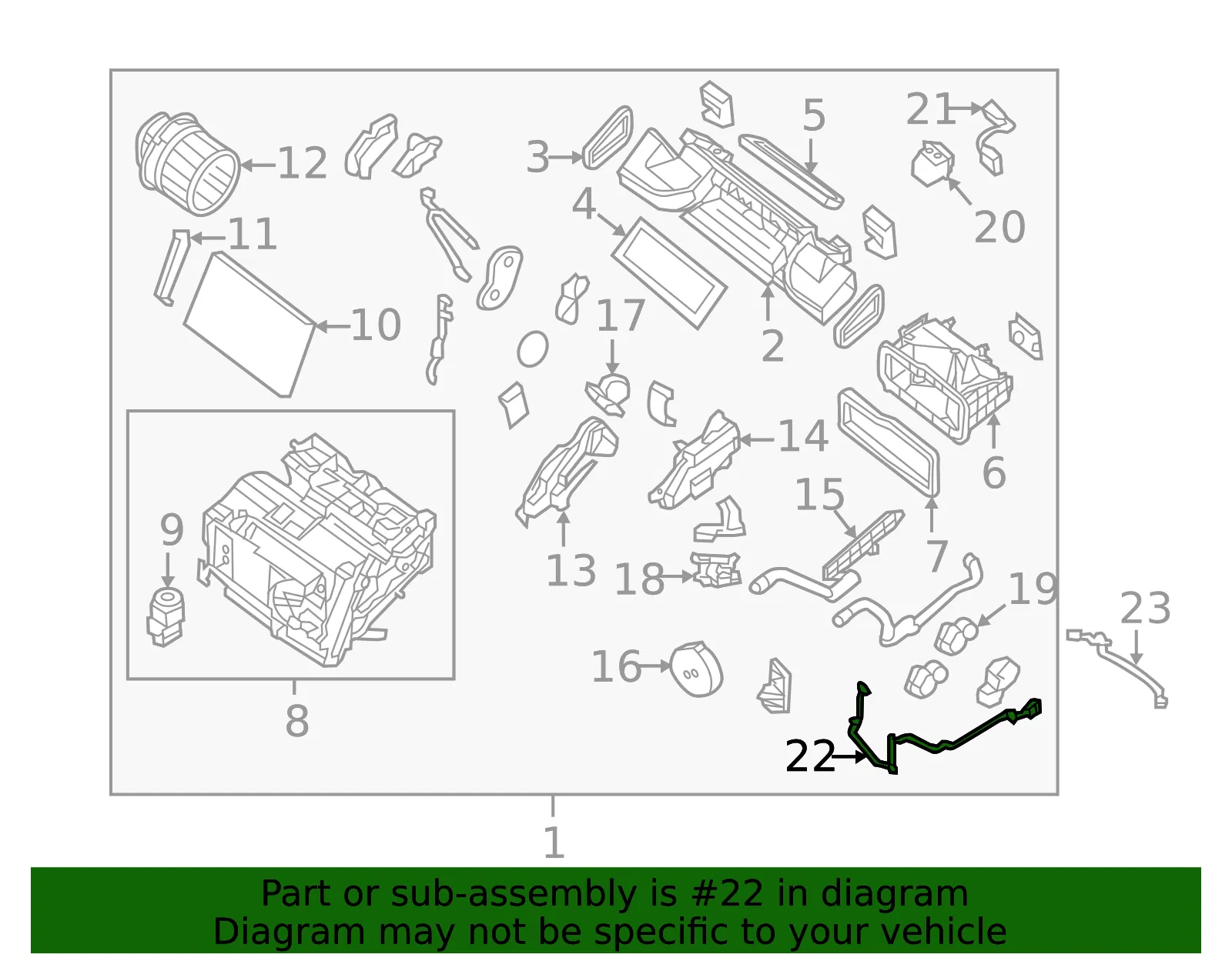 HVAC System Wiring Harness - Nissan (27206-3SG0B) - view 2