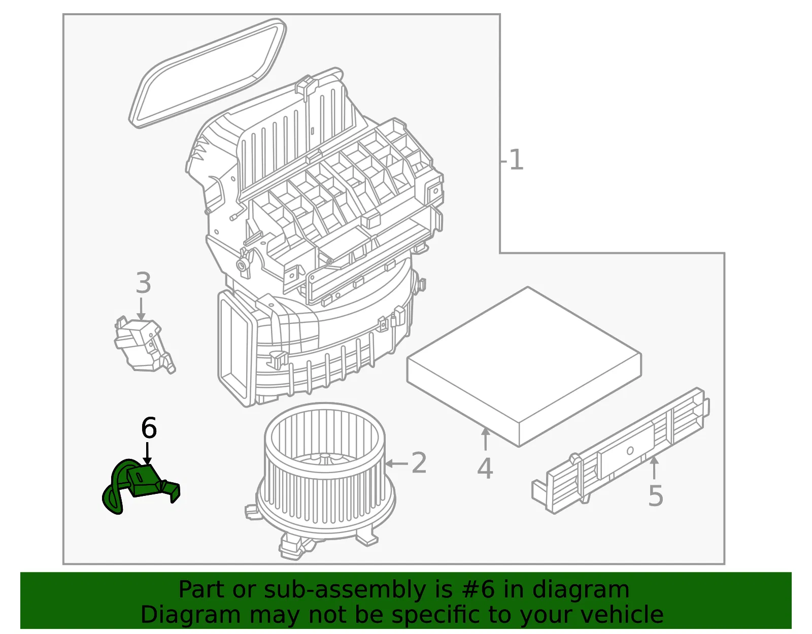 HVAC System Wiring Harness - Nissan (27206-7JA1A) - view 2