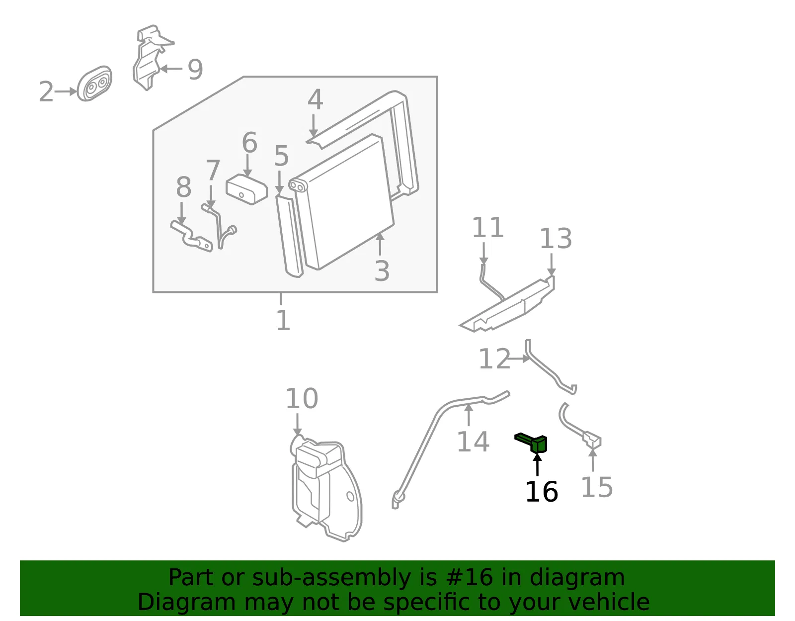 Sensor Bracket - Nissan (27293-8H310) - view 2