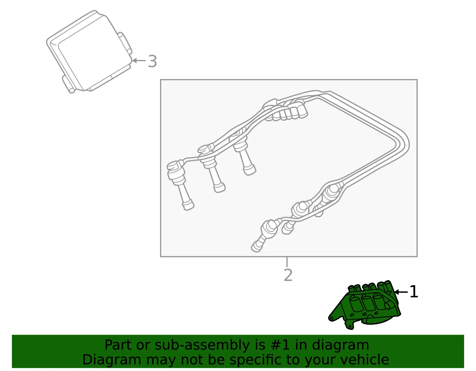 Coil Assembly - Kia (27301-37100) - view 2