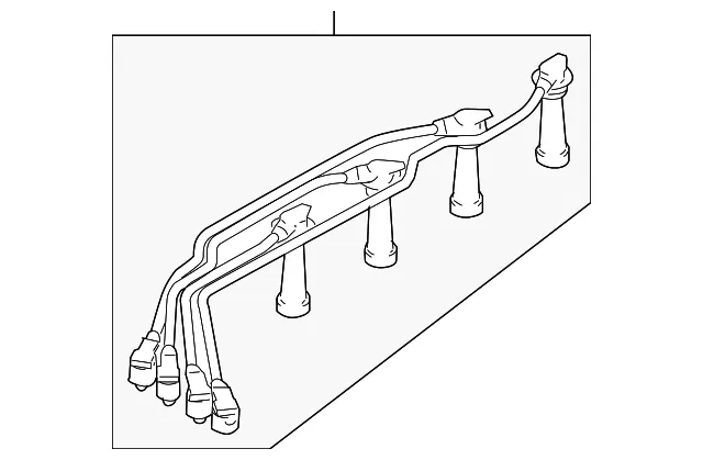 Spark Plug Wire Set - Kia (27501-23B70)