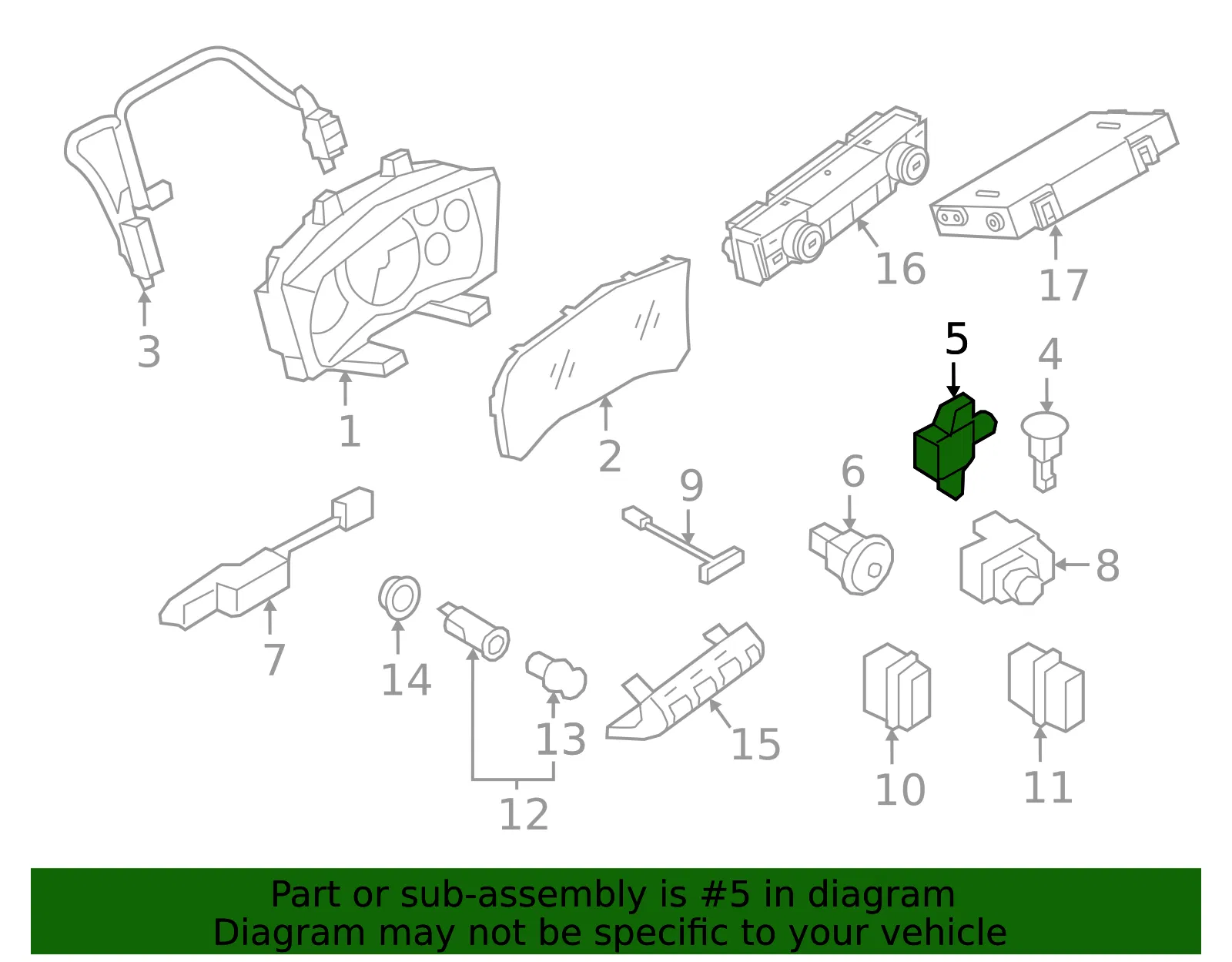 Temp Sensor - Nissan (27720-1MA0A) - view 2