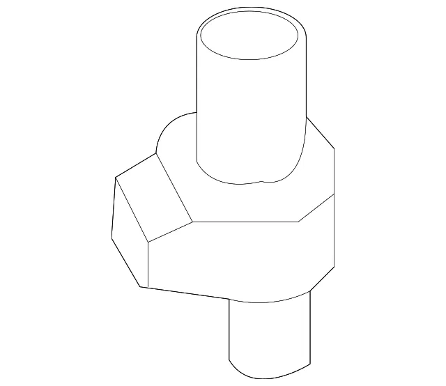 Cabin Air Temperature Sensor Aspirator Tube - Nissan (27726-AL500)