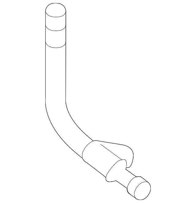 Cabin Air Temperature Sensor Aspirator Tube - Nissan (27727-1PB0A)