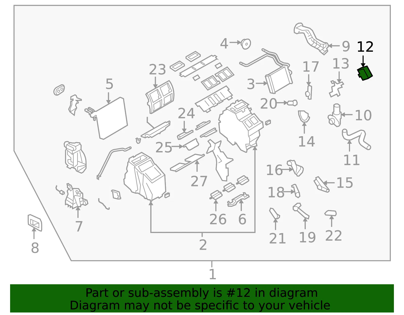Actuator - Nissan (27731-JN00A) - view 2