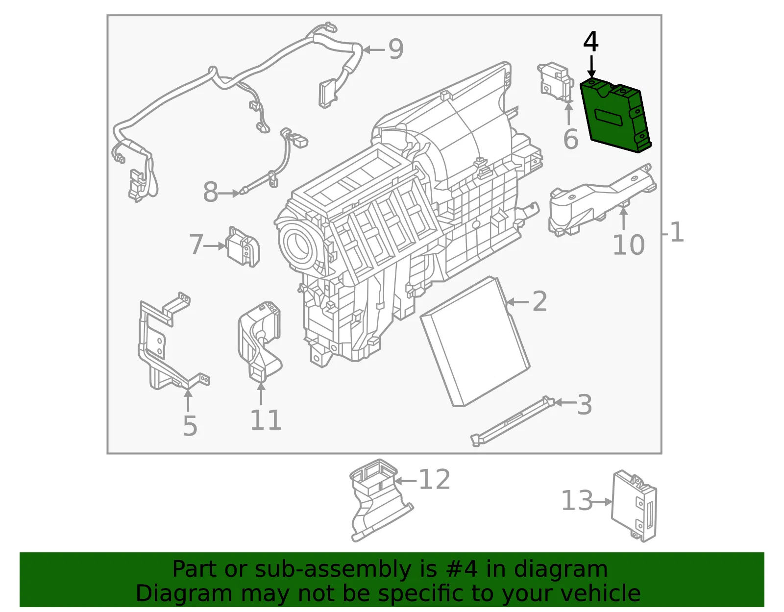 Control Module - Nissan (27760-5MP3C) - view 2