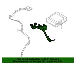 GPS Navigation Control Module Bracket - Nissan (28039-7JA0A) - view 4