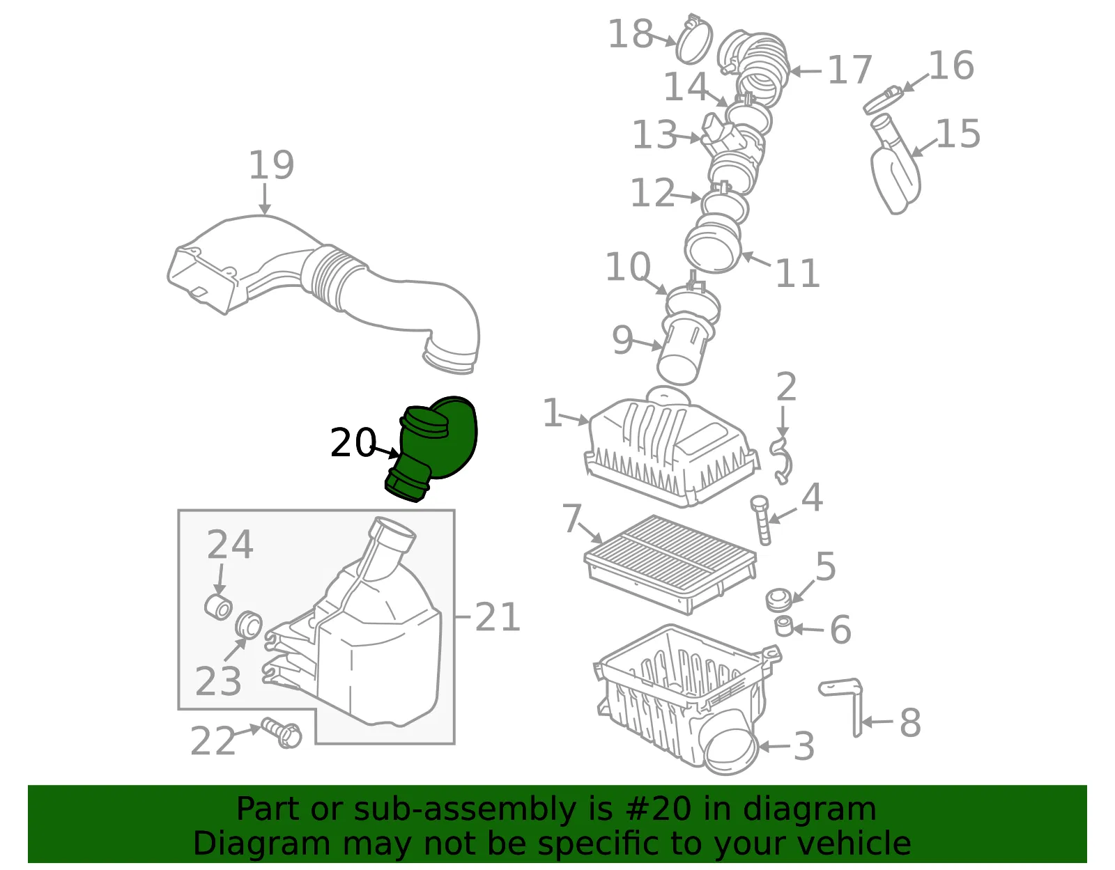 Connector - Kia (28211-2E100) - view 2