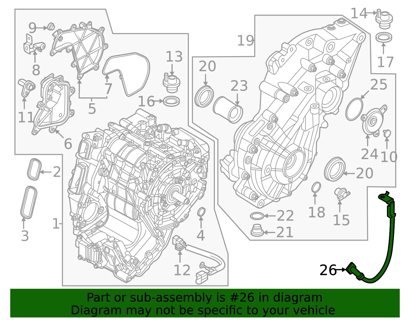 Wire - Nissan (28360-5MP0A) - view 2