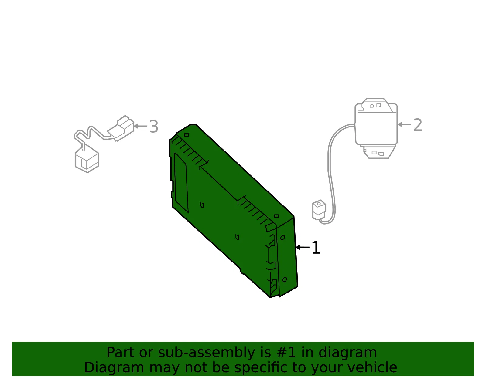 Control Module - Nissan (28383-3JA0B) - view 3