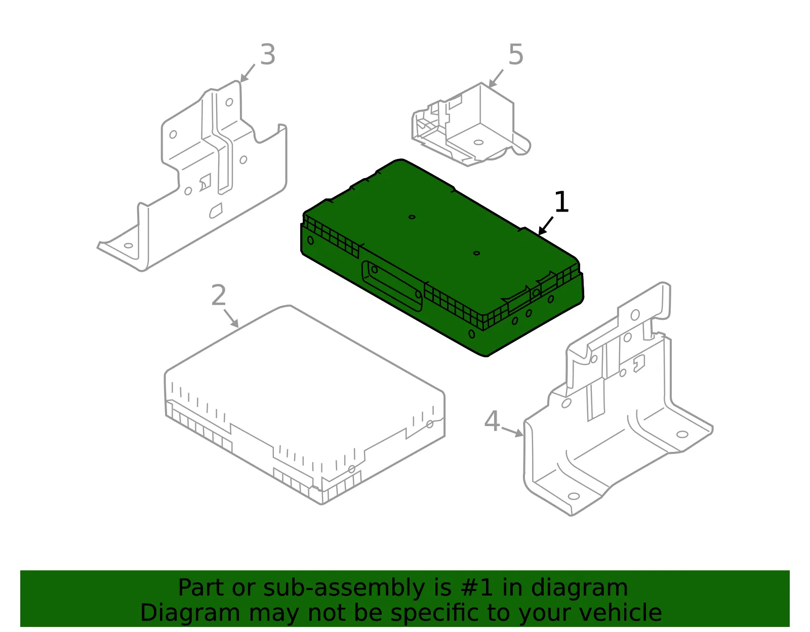 Control Module - Nissan (28388-6GC0A) - view 2