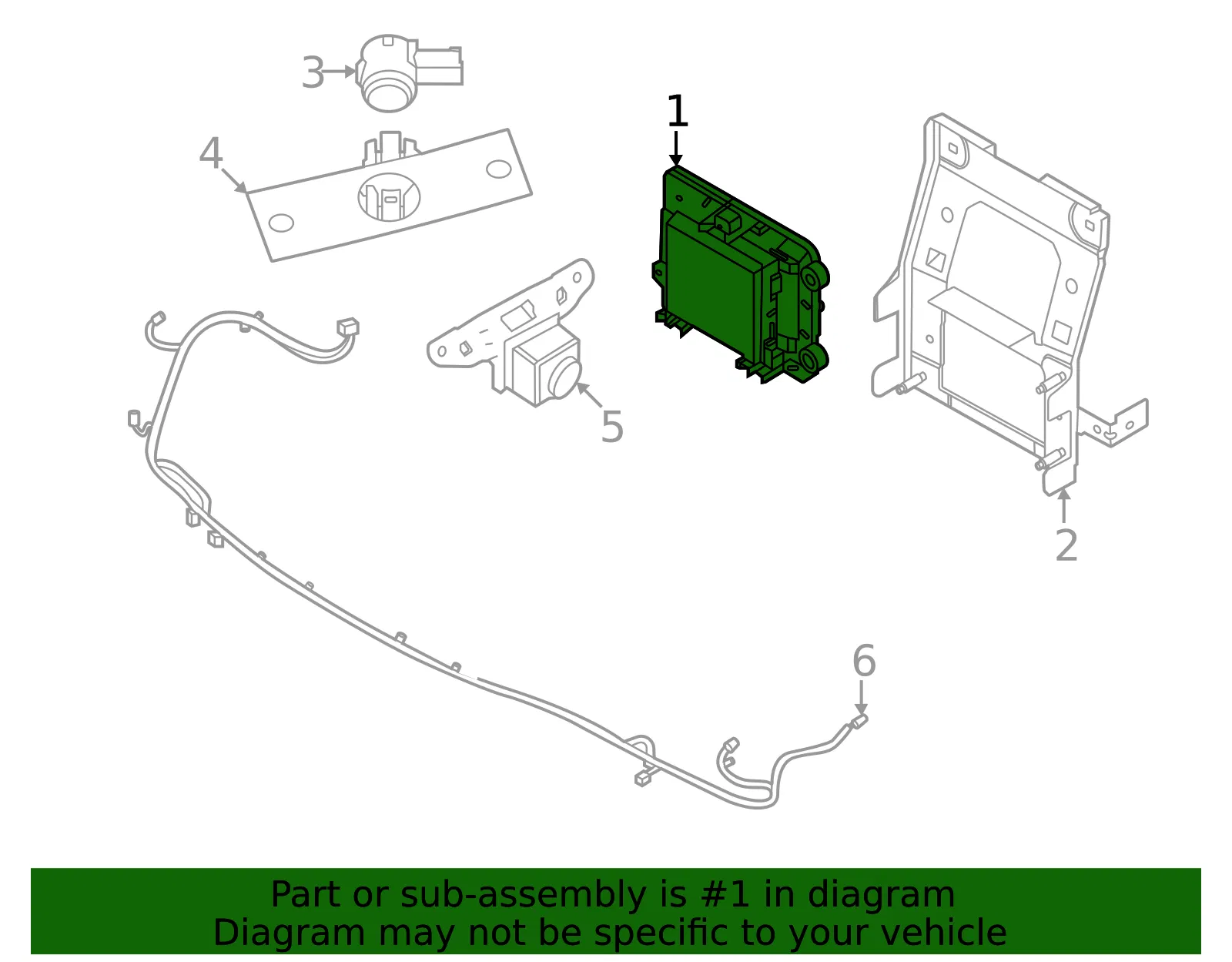 Sensor - Nissan (28437-7DA7A) - view 2