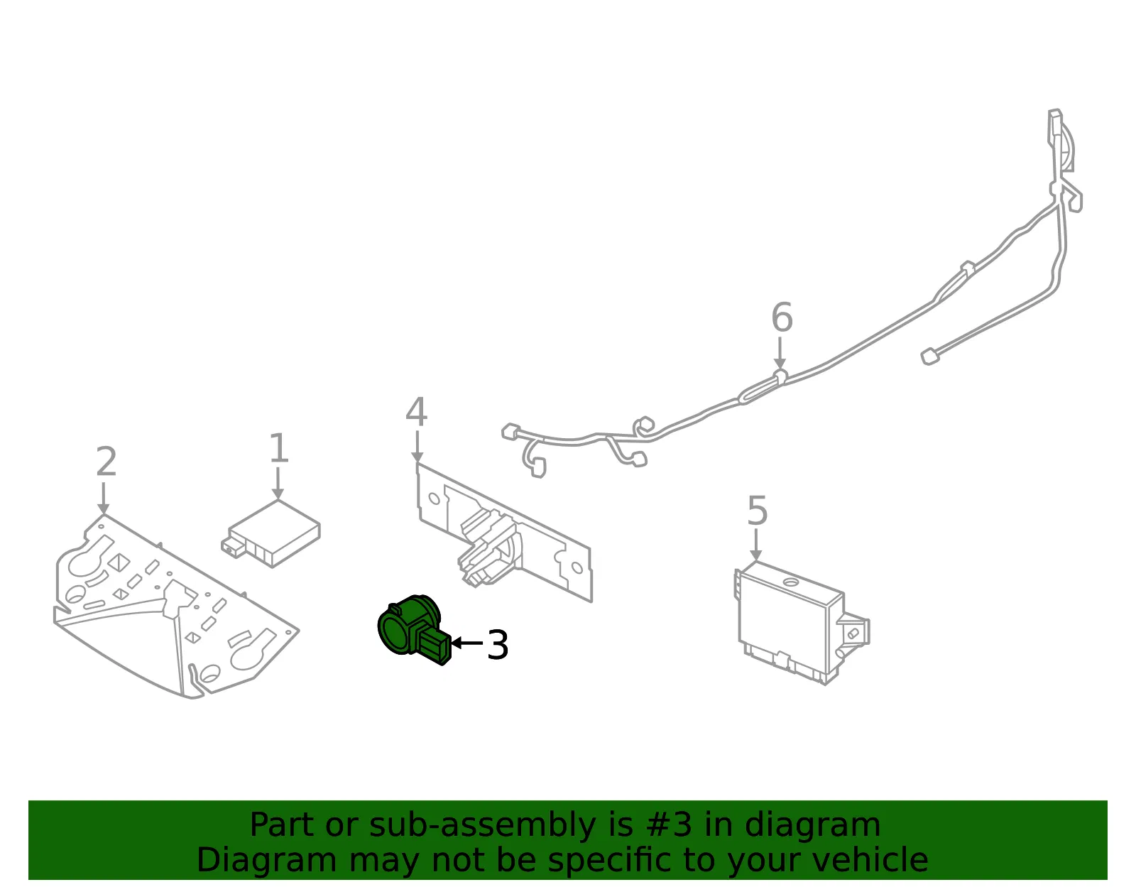 Sensor - Nissan (28438-0724R) - view 2