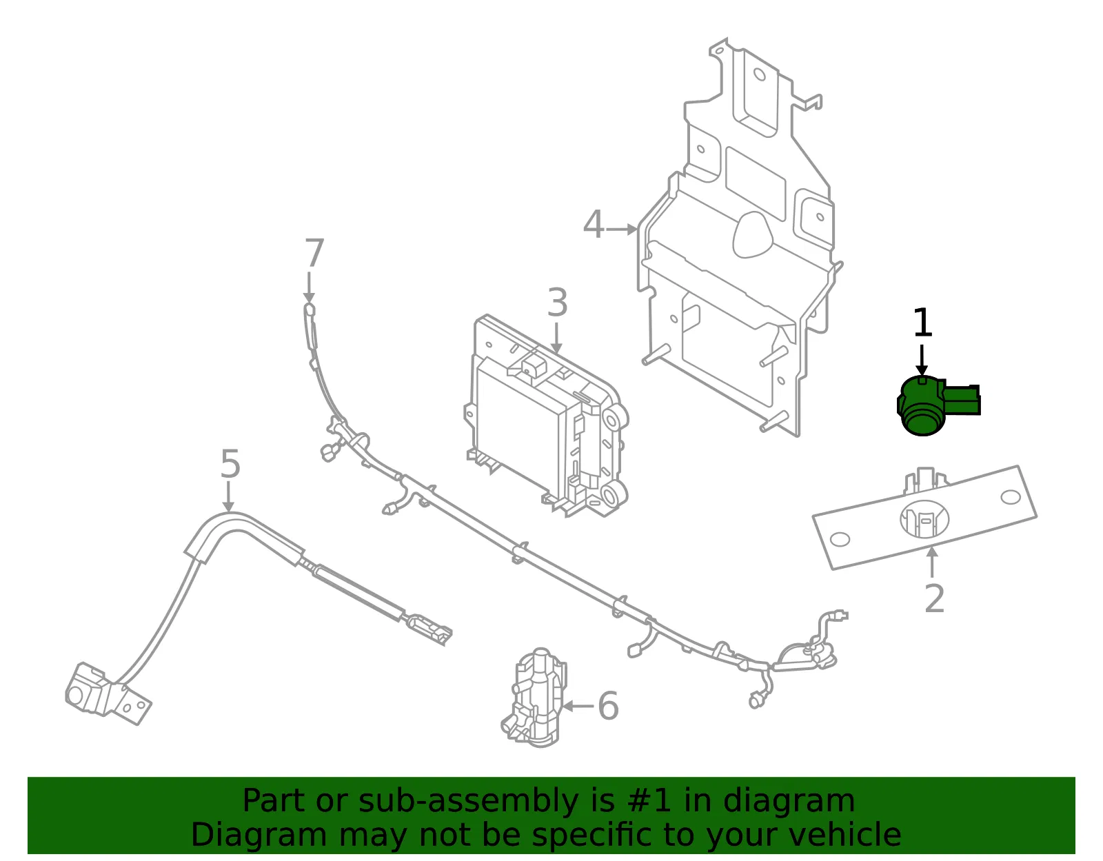 Sensor - Nissan (28438-3521R) - view 2