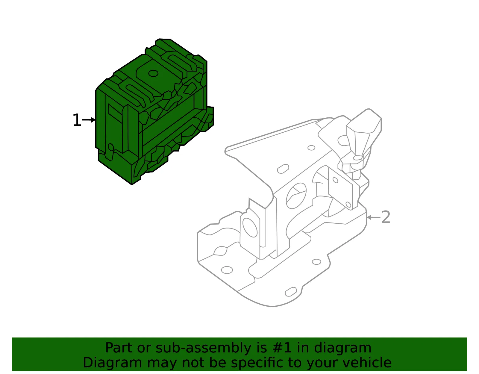 Sensor - Nissan (28438-4BA0E) - view 2