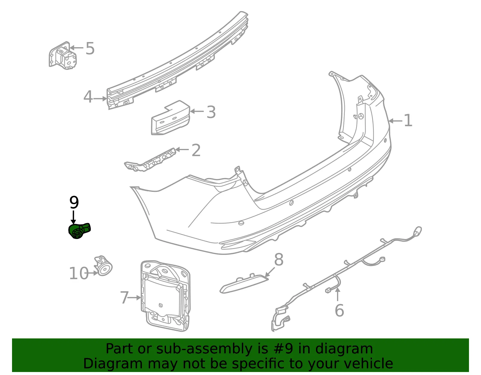 Sensor - Nissan (28438-5EA3F) - view 2