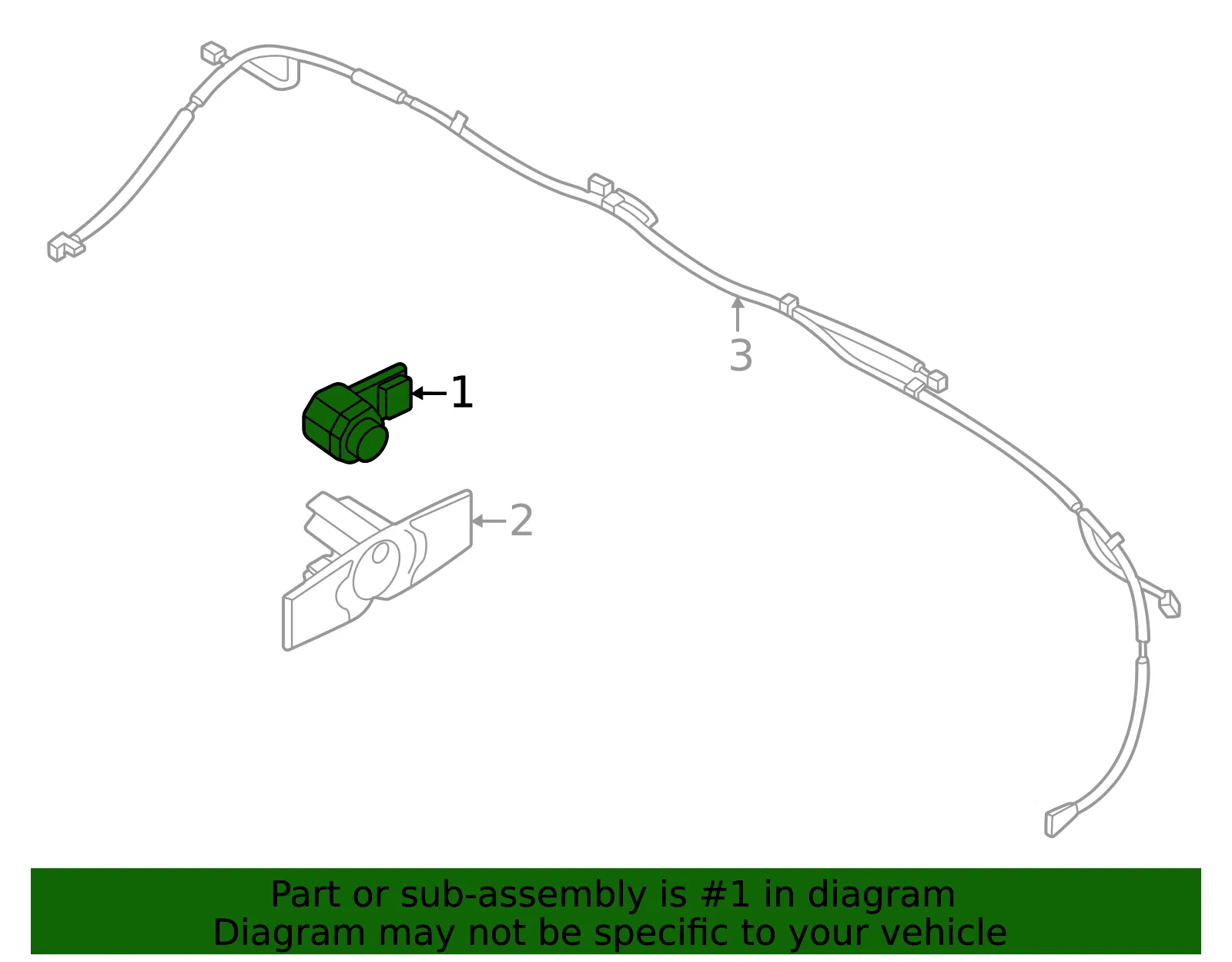 Sensor - Nissan (28438-5SG0A) - view 2