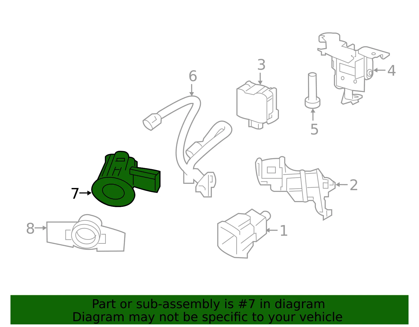 Sensor - Nissan (28438-5ZA5B) - view 3