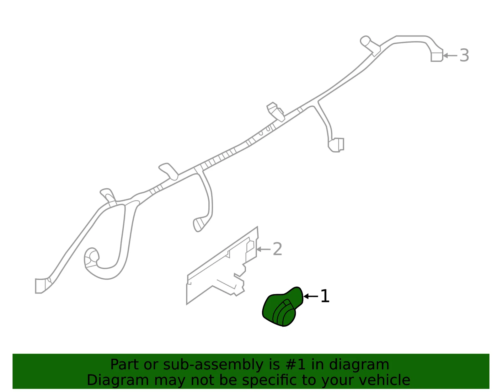 Sensor - Nissan (28438-6CA2B) - view 2