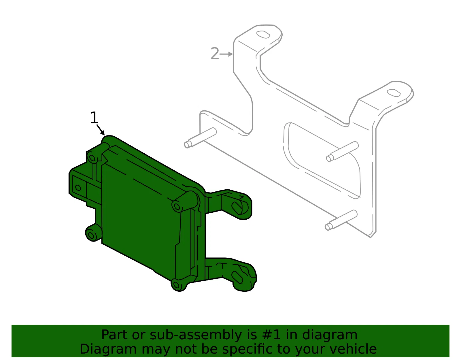 Sensor - Nissan (28438-6WK2C) - view 2