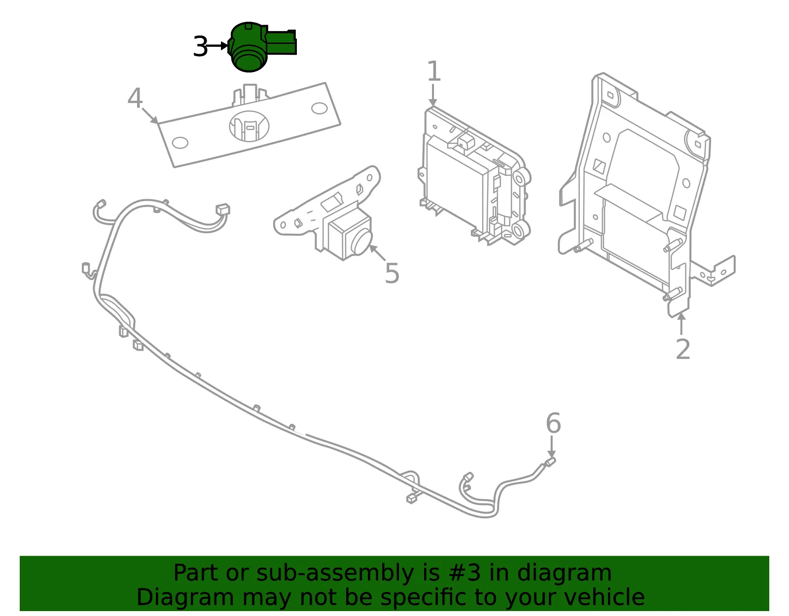 Sensor - Nissan (28438-8103R) - view 2