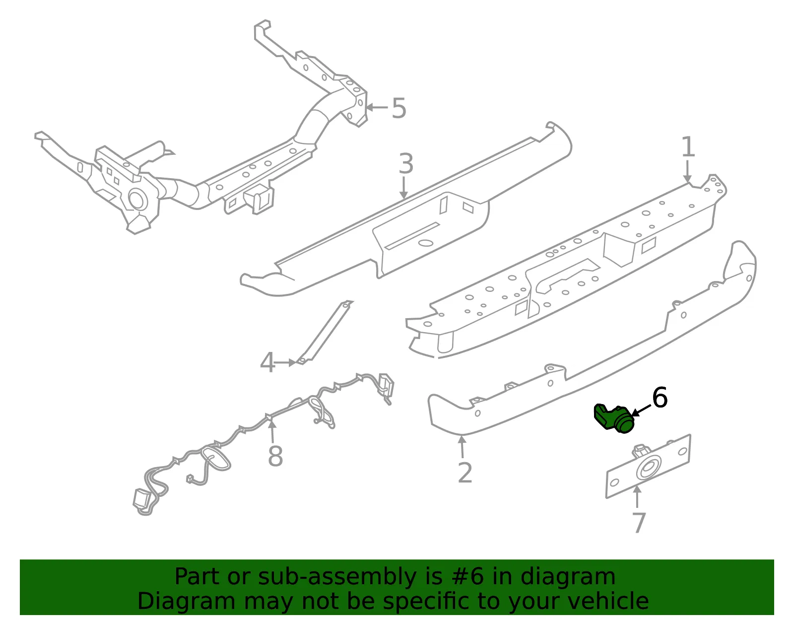 Sensor - Nissan (28438-9UF1A) - view 2