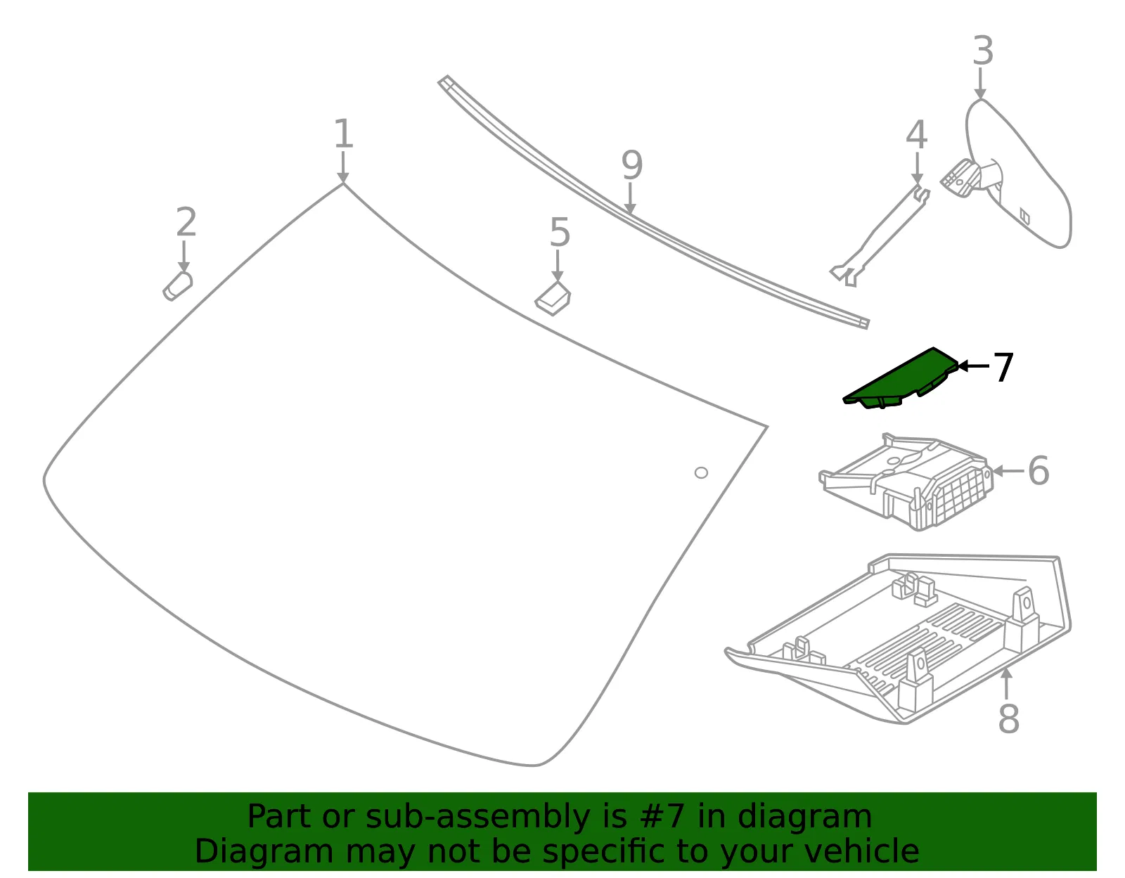 Distance Sensor Bracket - Nissan (28452-6CA8A) - view 2