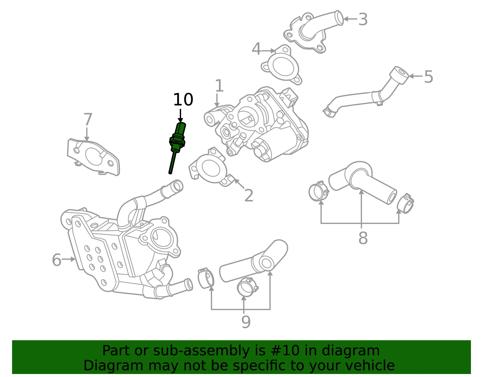 Temp Sensor - Kia (28454-2M415) - view 2