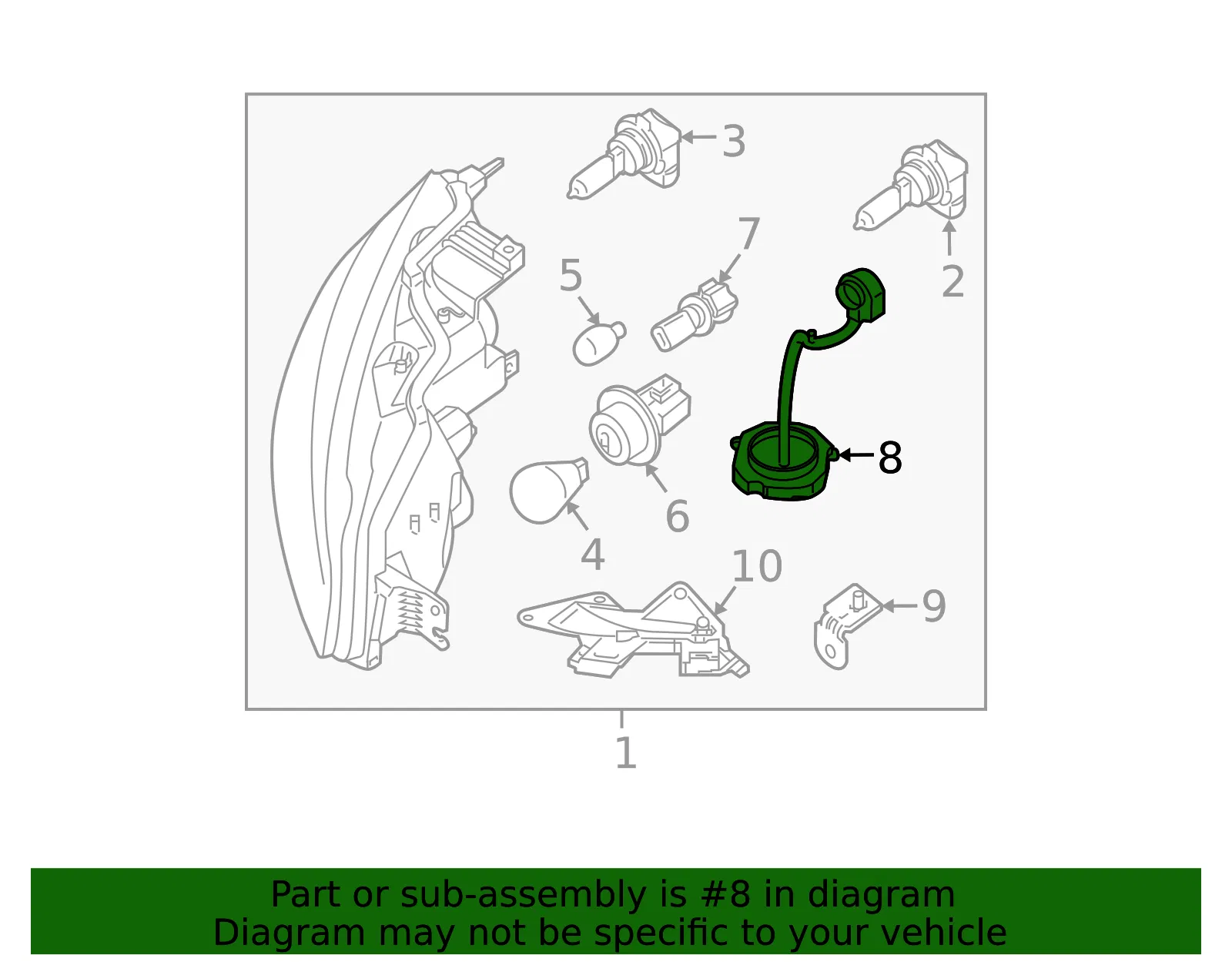 Control Module - Nissan (28474-8991B) - view 2