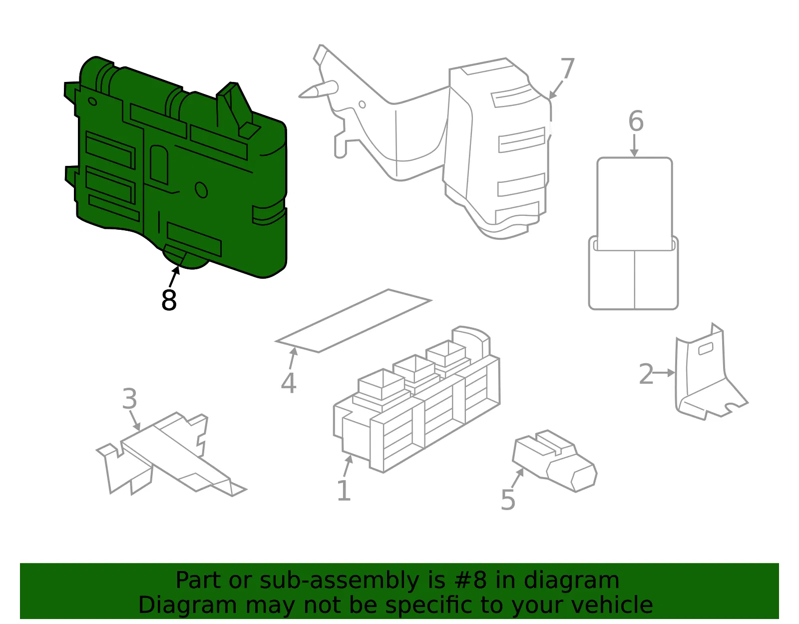 Control Module - Nissan (284B1-9HF1A) - view 2