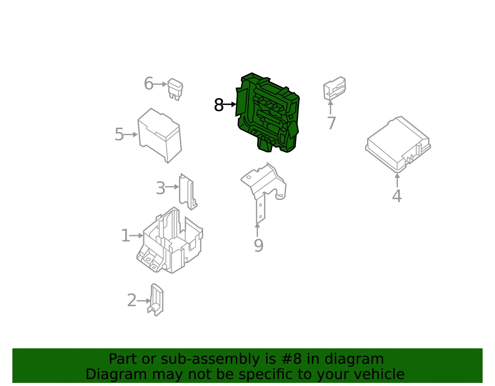 Module - Nissan (284B6-9JJ0A) - view 2