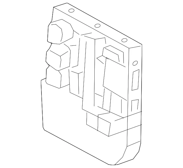 Engine Control Module (ECM) - Nissan (284B7-4AJ0A) - view 2