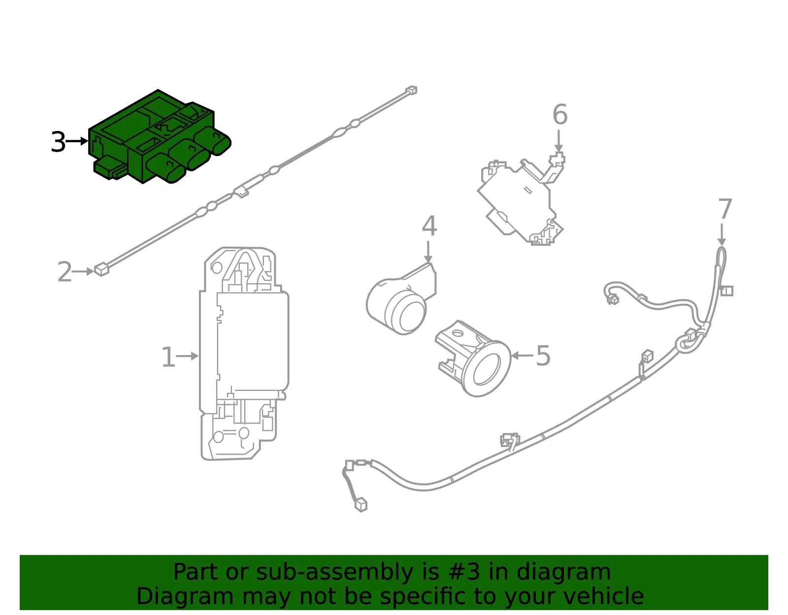 Control Module - Nissan (284G0-4BA4B) - view 2