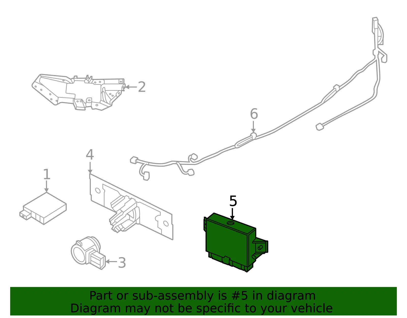Control Module - Nissan (284L0-7BA0C) - view 2