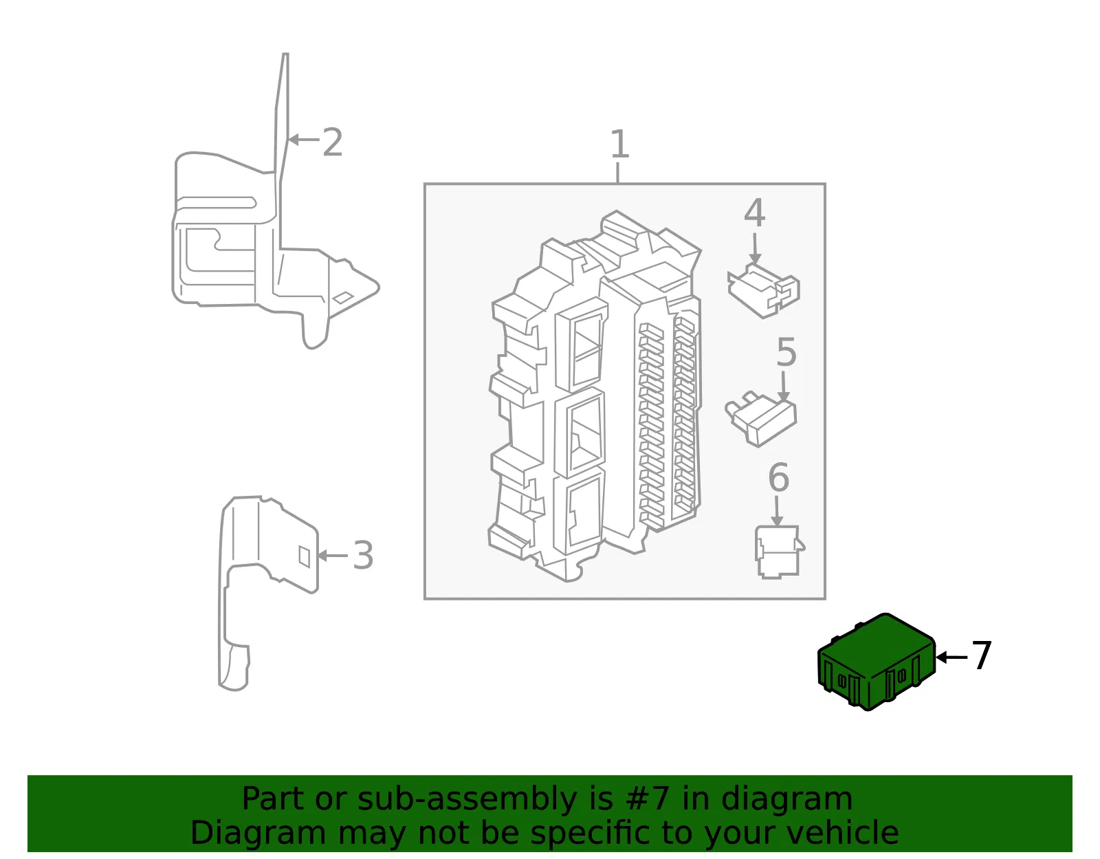 Module - Nissan (28501-6GA0A) - view 2