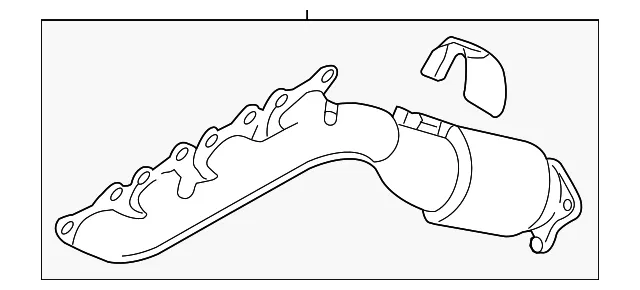 Mnfd W/Converter - Driver's Side (LH) - Kia (28510-3F450)