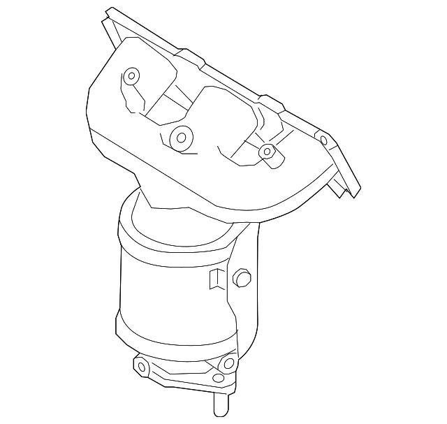Mnfd W/Converter - Driver's Side (LH) - Kia (28510-3L270)
