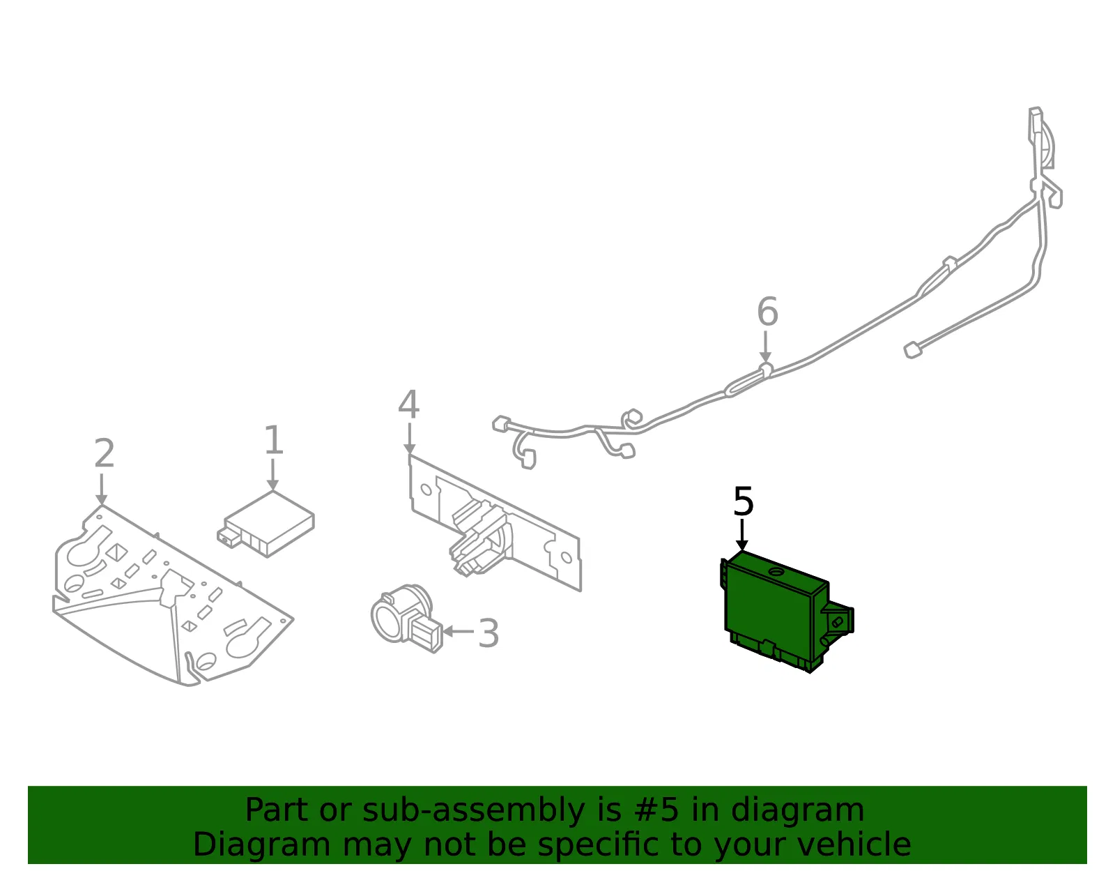Control Module - Nissan (28532-6RA0A) - view 2