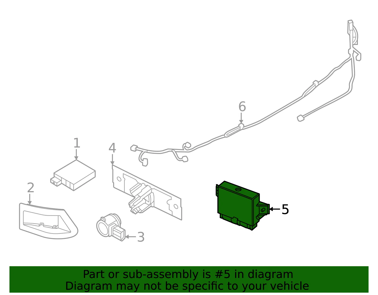 Control Module - Nissan (28532-6RZ0A) - view 2