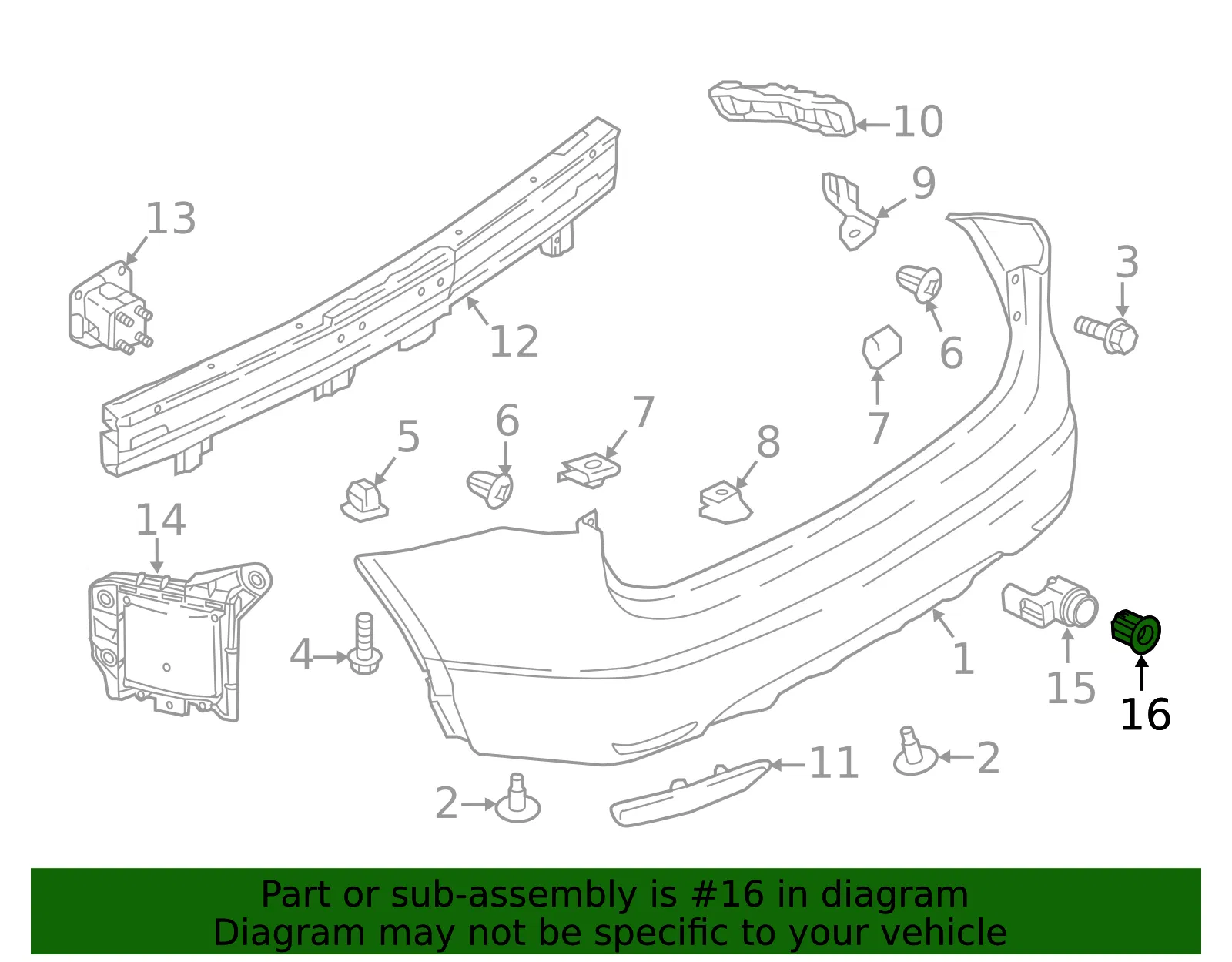 Sensor Ring - Nissan (28533-6MM8B) - view 2