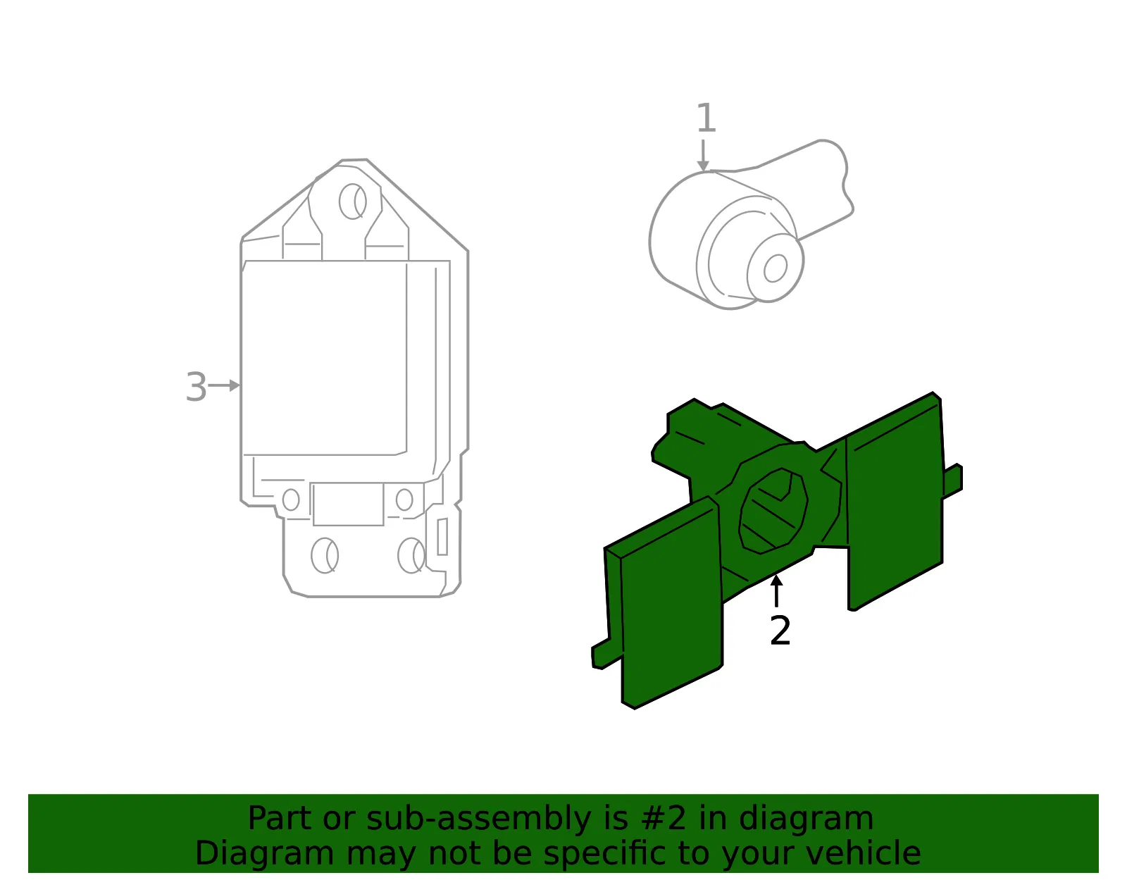 Sensor Protector - Nissan (28533-9DL0A) - view 2