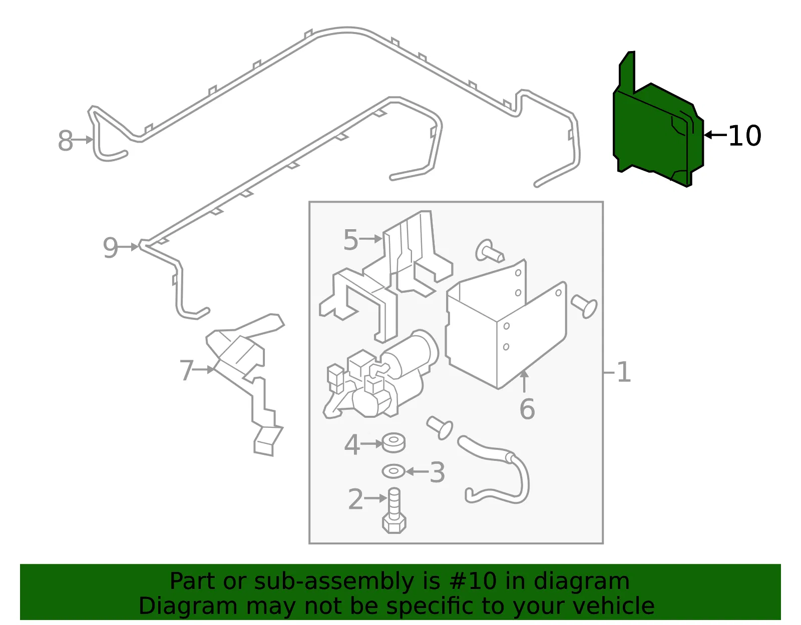 Control Module - Nissan (28581-1LA8A) - view 2