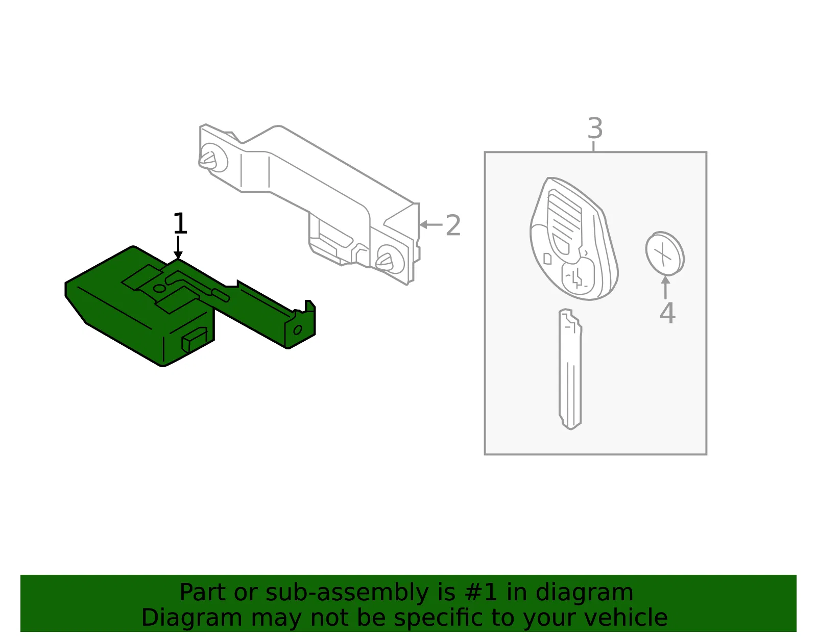 Module - Nissan (28595-JX00B) - view 2